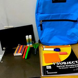 School supplies+bag